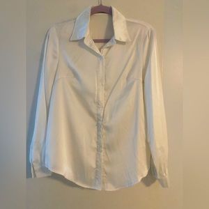 White satin blouse